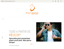 Tablet Screenshot of braccialettojoias.com.br